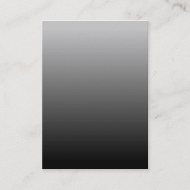 Grey Black Ombre Business Card (Front)