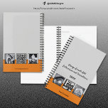 Grey, Black & Orange Service Collage Business Planner<br><div class="desc">Modern Promotional Grey, Black & Orange Service Collage Business Planner Template - is a sleek addition to the Grey Business Card Designs & Marketing Items Collection. Designed for the modern entrepreneur, this planner is perfect for showcasing your services and connecting with your audience. ● Features: ● Front Cover: ● Year...</div>