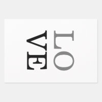 Grey Black Script Love Wedding