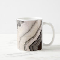 Grey black white agate gemstone