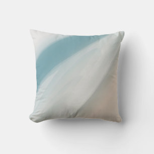 Grey-blue and beige gradient.  cushion