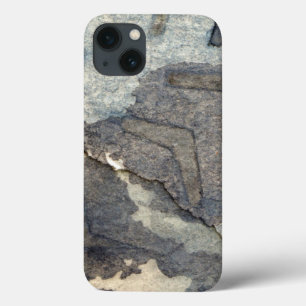 grey-blue background watercolor 2 iPhone 13 case