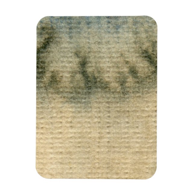 grey-blue background watercolor 6 magnet (Vertical)