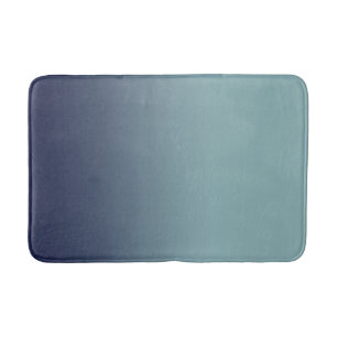 Grey-blue gradient. bath mat