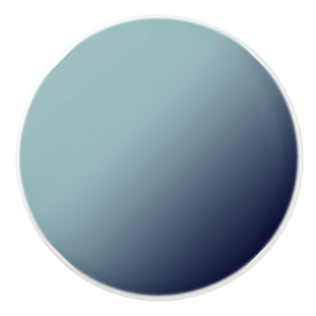 Grey-blue gradient.  ceramic knob (Front)