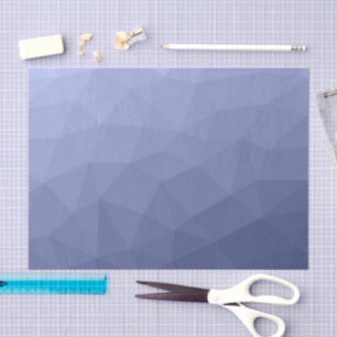 Grey blue gradient geometric mesh pattern tissue paper