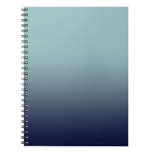 Grey-blue gradient. notebook (Front)