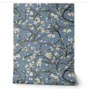 Grey blue,Klimt,Almond tree, Art,Painting,Gustav K Wallpaper