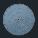 Grey Blue (solid colour)  Dartboard<br><div class="desc">Grey Blue (solid colour)</div>