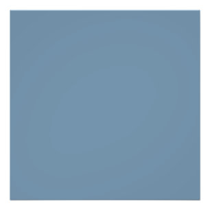 Grey Blue (solid colour) Photo Print