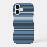 Grey-blue stripes Case-Mate iPhone case