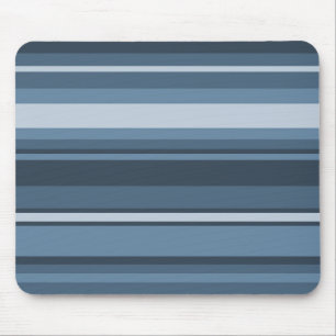 Grey-blue stripes mouse pad