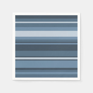 Grey-blue stripes napkin