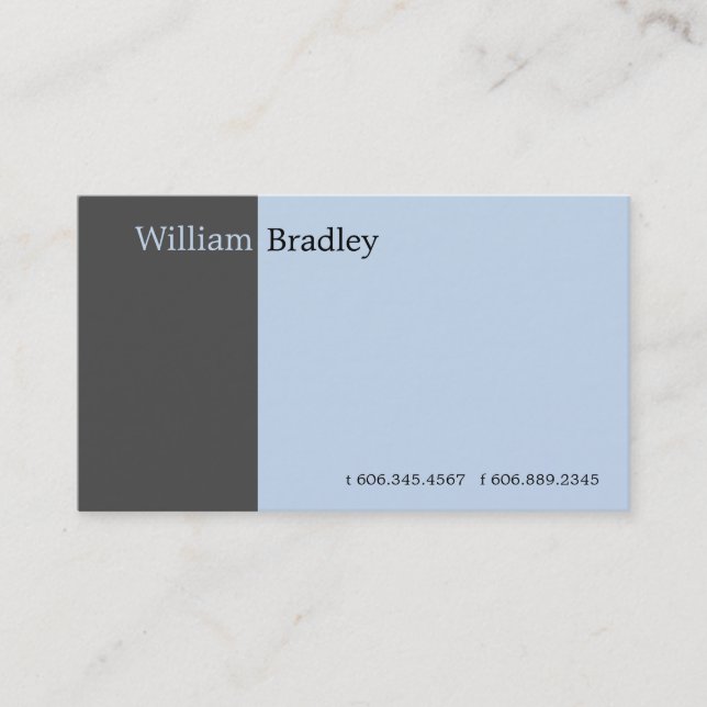 Grey Box Business Card (Front)