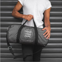 Grey Branded Business Logo Promotional Swag 