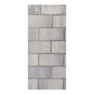 Grey Brick Cement Sidewalk Rack Card