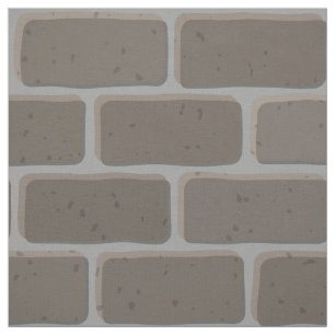 Grey Brickwall Fabric