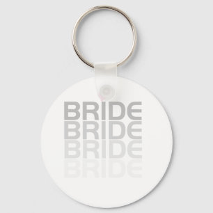 Grey Bride Fade Key Ring