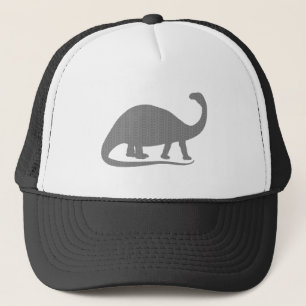 Grey Brontosaurus Trucker Hat