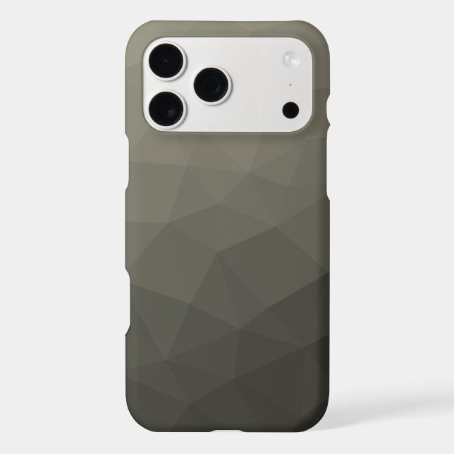 Grey brown army military gradient geometric mesh (Back)