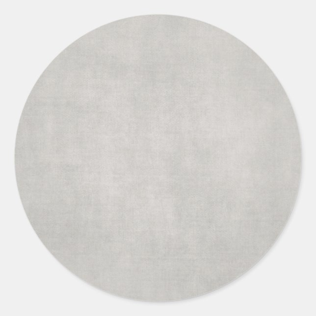 Grey Brushed Background Classic Round Sticker (Front)