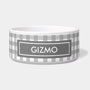 Grey Buffalo Check Dog