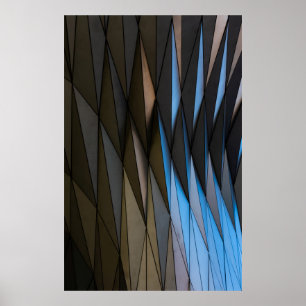 Grey building poster