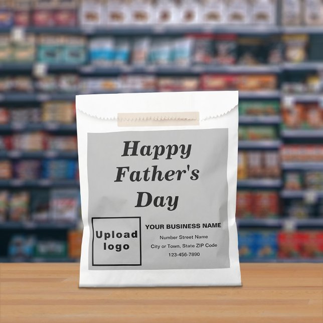 Grey Business Brand Father’s Day Paper Bag (Creator Uploaded)