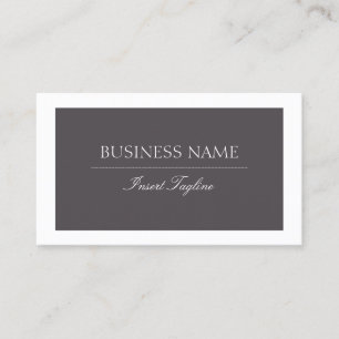 Grey Business Card