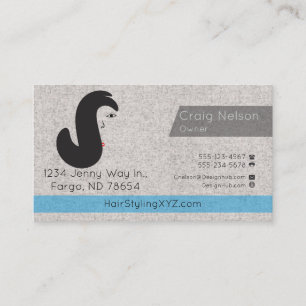 Grey business card