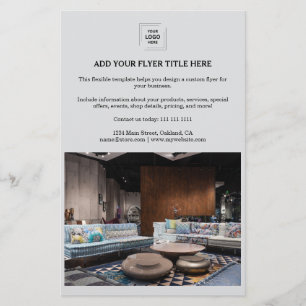 Grey Business Photo Marketing Flyer Design