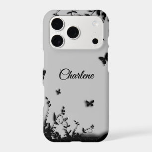 Grey Butterfly Garden Personalised