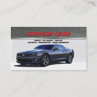 Grey Camaro Business Cards