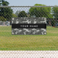 Grey Camouflage Pattern, Your name, Personalise