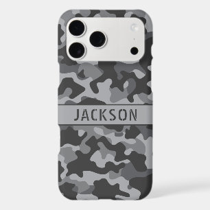 Grey Camouflage Personalised