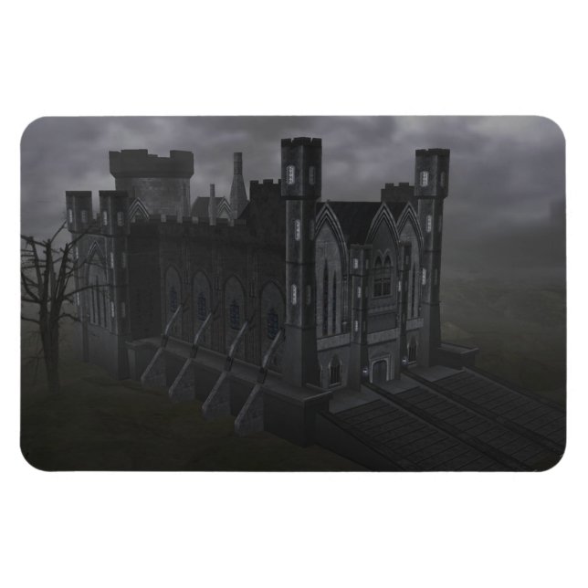 Grey Castle Magnet (Horizontal)