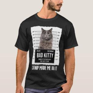 Grey Cat Catnip made me do it for Women T-Shirt