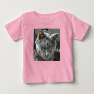 Grey Cat Infant Creeper Onsie