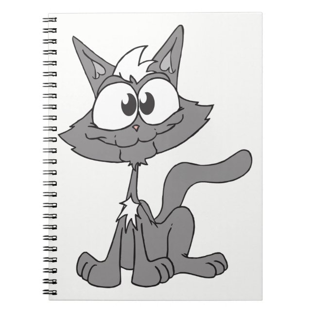 Grey Cat Notebook (Front)