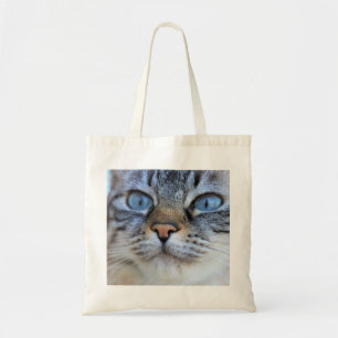 Grey Cat Tote Bag