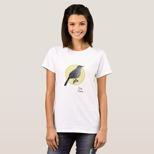 Grey Catbird T-Shirt (Front Full)