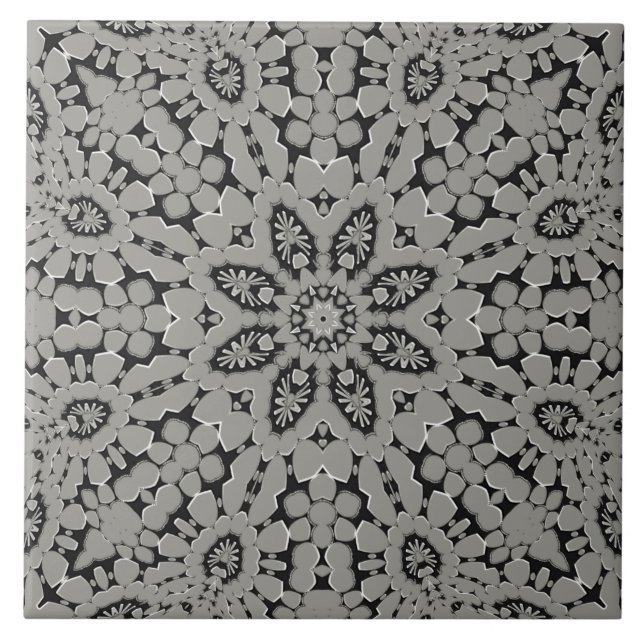 Grey Ceramic Tile (Front)