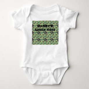 Grey Chain Link Baby Bodysuit