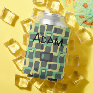 Grey Chain Link  Can Cooler