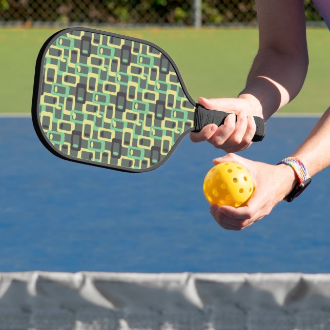 Grey Chain Link  Pickleball Paddle (Insitu)