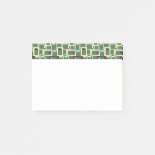 Grey Chain Link  Post-it Notes (Front)