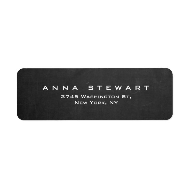 Grey Chalkboard Professional Modern Personal (Front)