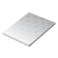 Grey (changeable colour) Ombre & Text Pattern