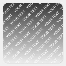 Grey (changeable colour) Ombre & Text Pattern