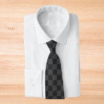 Grey Chequerboard Tie<br><div class="desc">Grey Chequerboard</div>